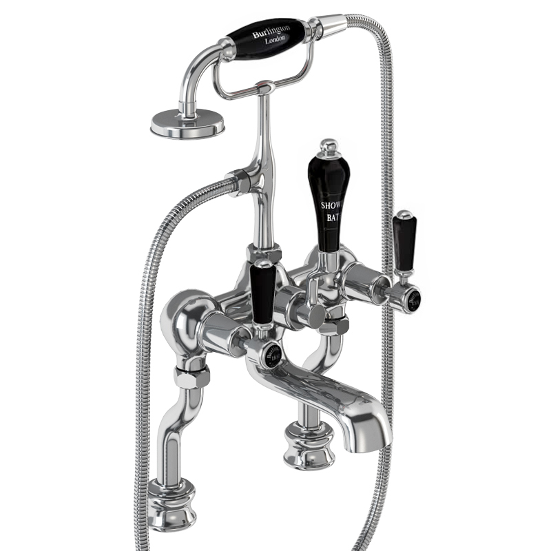 Kensington bath shower mixer - deck mounted